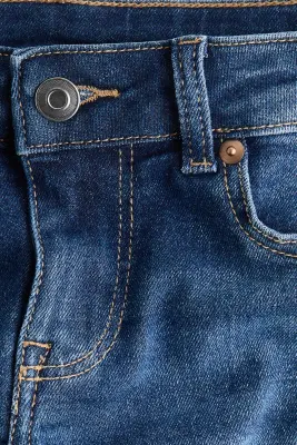 Flared Low Jeans - Bleu denim — photo 3