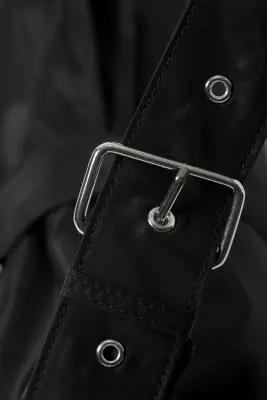 Petit sac à bandoulière à rabat souple - Noir — photo 3
