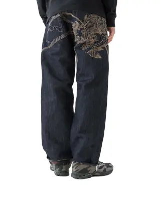Dragon Hemp Denim Jeans Indigo — photo 5