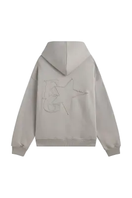 Fakegods Star Hoodie Mid Grey — photo 2
