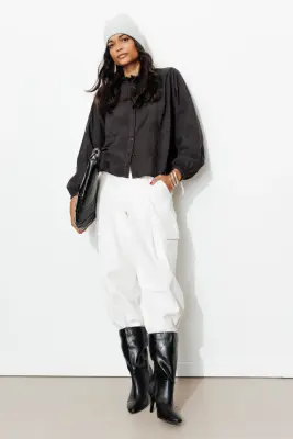 Chemise en cotonnade brodée — photo 3