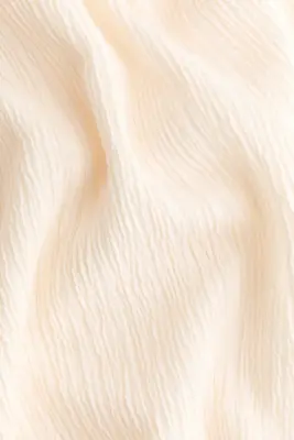 Robe maxi à effet drapé - Crème — photo 4