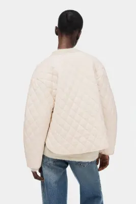 Veste matelassée - Beige clair — photo 4