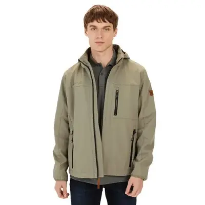 CAMEL ACTIVE BLOUSON SOFTCHELL GRANDE LONGUEUR Kaki — photo 1
