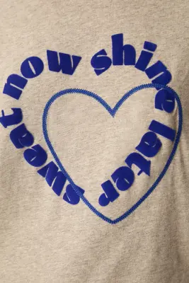 Tee-shirt Jolie Gris Chine — photo 2