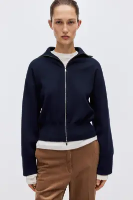 Gilet zippé - Bleu marine — photo 2
