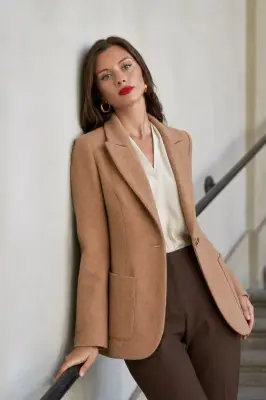 Rhode Short Coat - Beige — photo 2