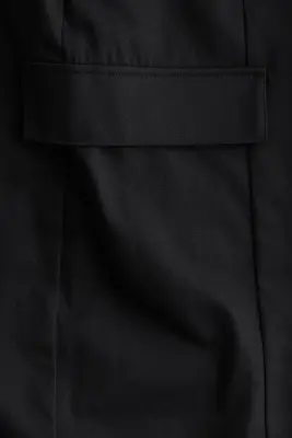 Pantalon barrel cargo - Noir — photo 4