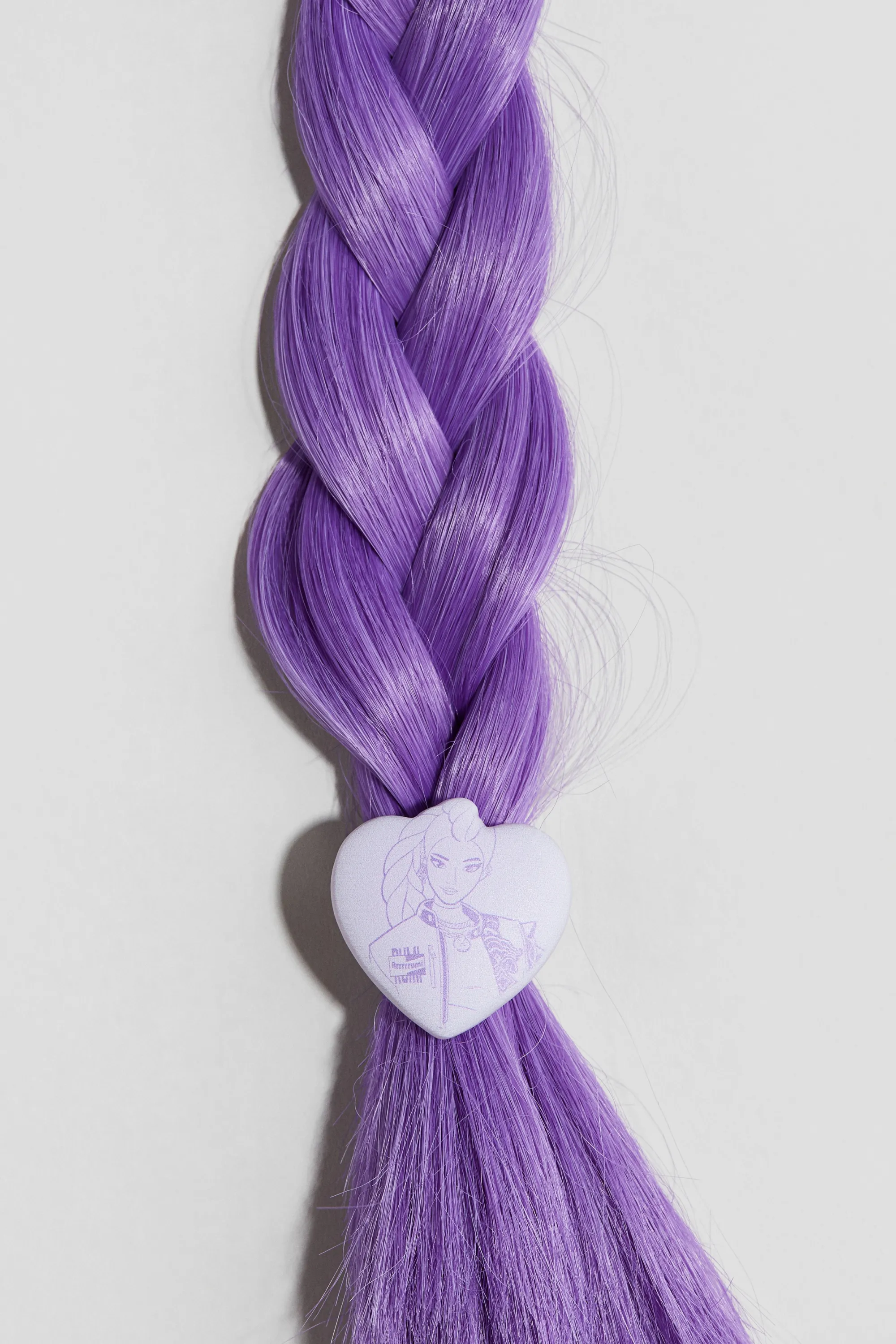 Pince à cheveux KPop Demon Hunters avec tresse - Violet/KPop Demon Hunters