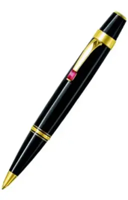 Stylo bille boheme rouge