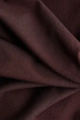 Top épaules nues avec détail torsadé - Marron foncé — photo 4