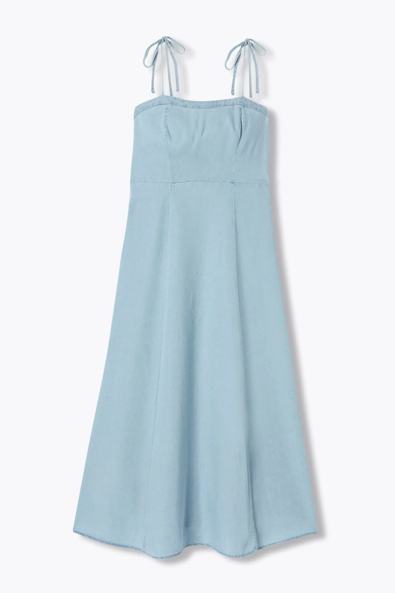 Robe à bretelles en lyocell