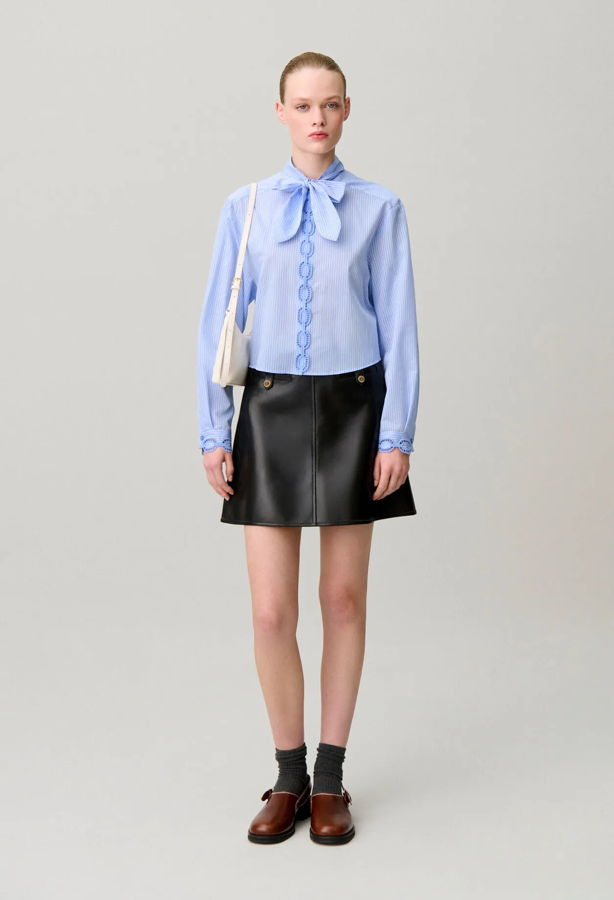 Chemise popeline rayée