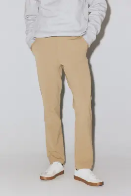 Chino Slim Fit Four-way Stretch - Beige — photo 1