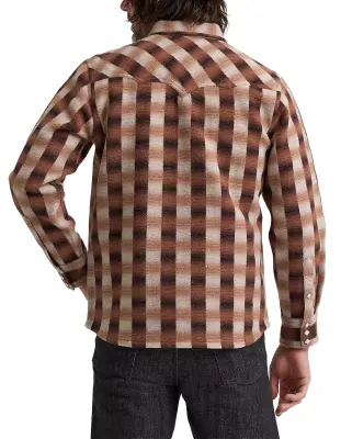 Blue Bell Wool Western Shirt Ombre — photo 2