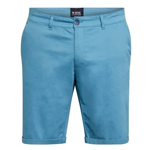 NORTH CHINO SHORT COTON Bleu ciel