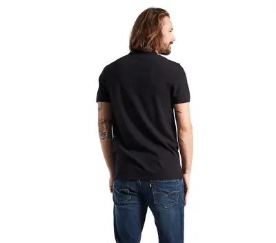 LEVIS HM POLO BIG MINERAL Noir — photo 3