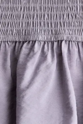 Robe épaules nues volantée - Violet clair — photo 4
