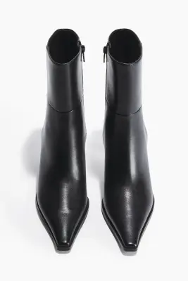 Bottines à talon - Noir — photo 2