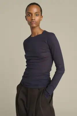 TEE-SHIRT JIA VIOLET FONCÉ — photo 3
