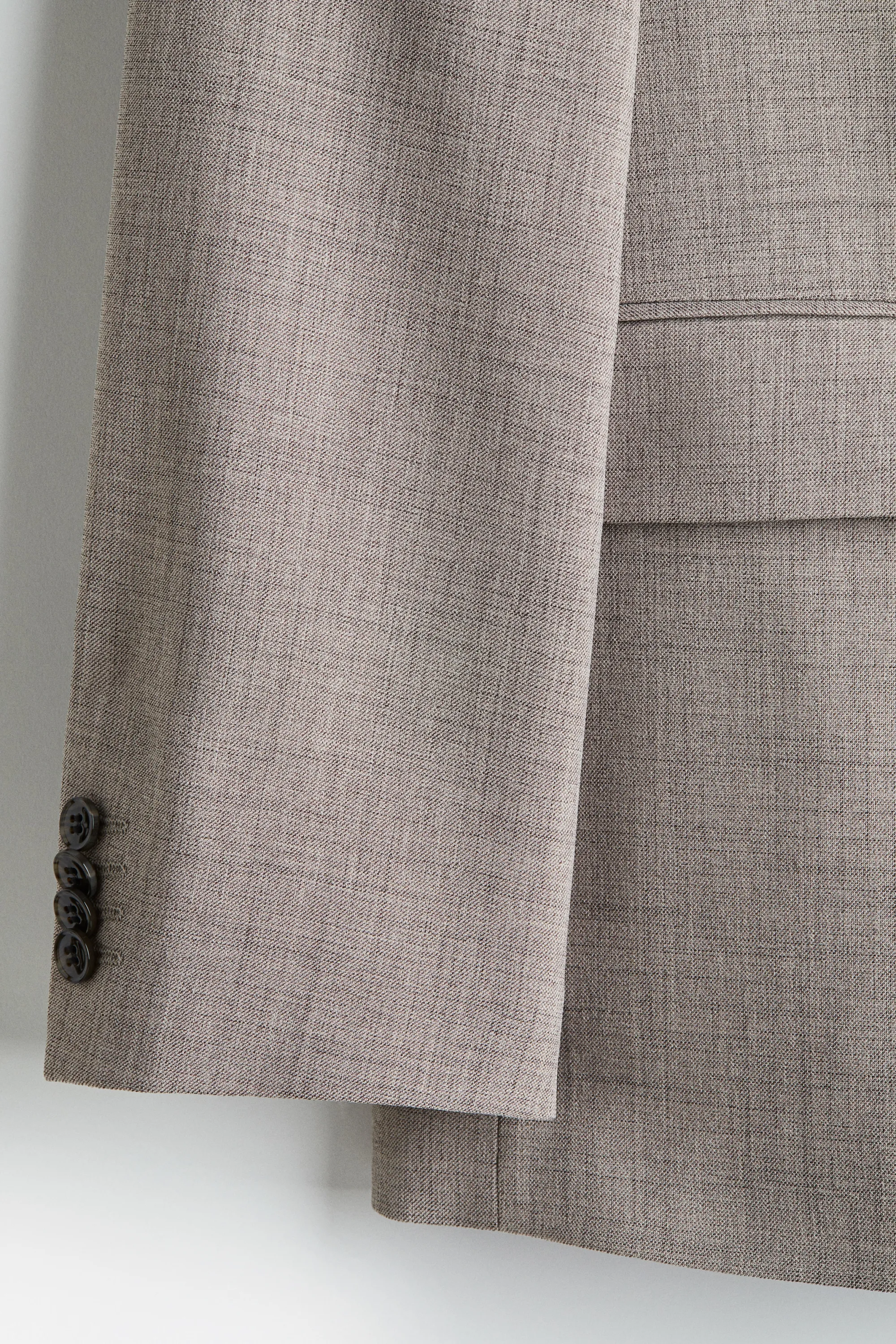 Veste Relaxed Fit à fermeture croisée - Beige