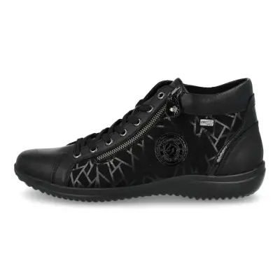 Baskets Remonte D1E72-00 Noires - Lacets Grande Pointure Femme — photo 2