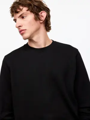 Sweat semi-épais - Noir — photo 3