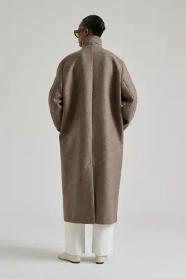 MANTEAU GERMAIN TAUPE — photo 2