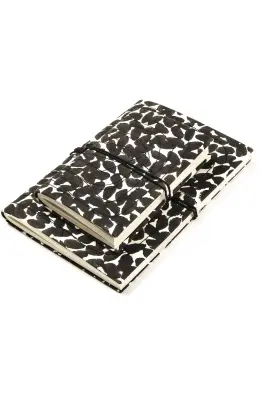 Carnet Indira - Motif Glibette Noir – Mamamushi Studio — photo 4