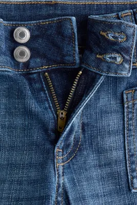Flared Low Jeans - Bleu denim — photo 2