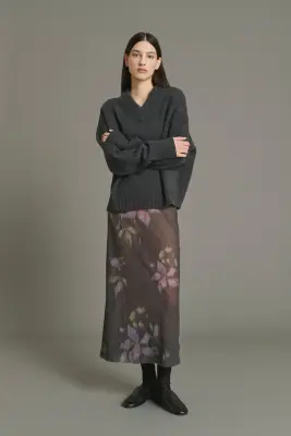 JUPE BAHIA ANTHRACITE/VIOLET