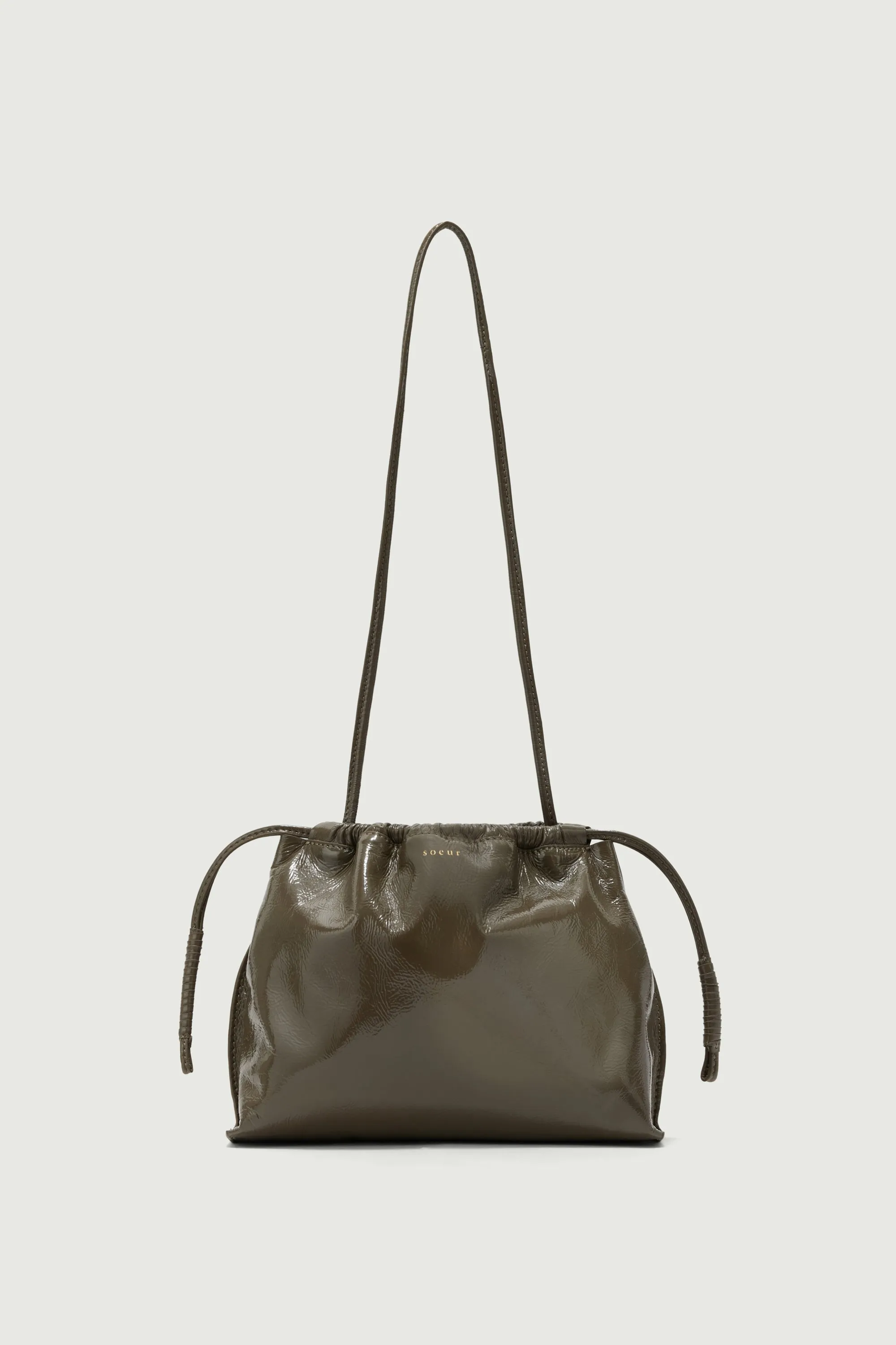 SAC SUZETTE KAKI VERNIS