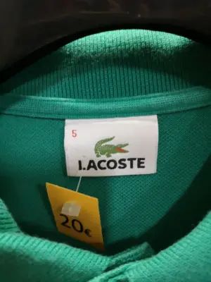 Polo Lacoste vert — photo 2