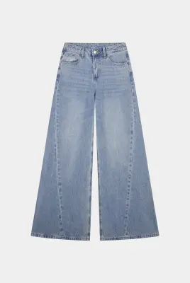 JEANS PALAZZO - DENIM CLAIR