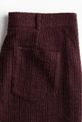 Pantalon en bouclette - Bordeaux — photo 3