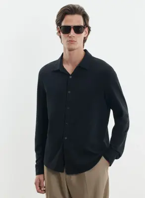 Chemise en coton organique et élasthanne