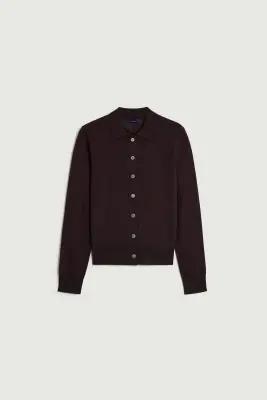 CARDIGAN HAILEY CHOCOLAT — photo 5