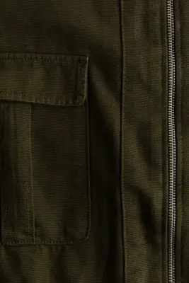 Veste utility wear avec cordon de serrage - Vert kaki — photo 4