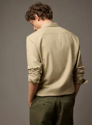 Chemise Mercer Mixed Beige — photo 3