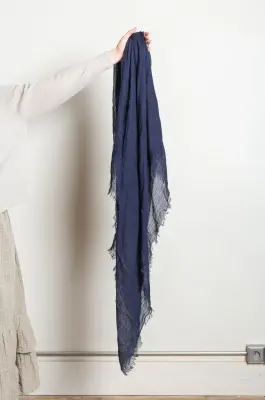 Pin 1876 – PLAIN SHAWL 5928/508 – 0003 Navy — photo 2