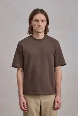 T-shirt 'Chuuunky Tee' - Marron — photo 3