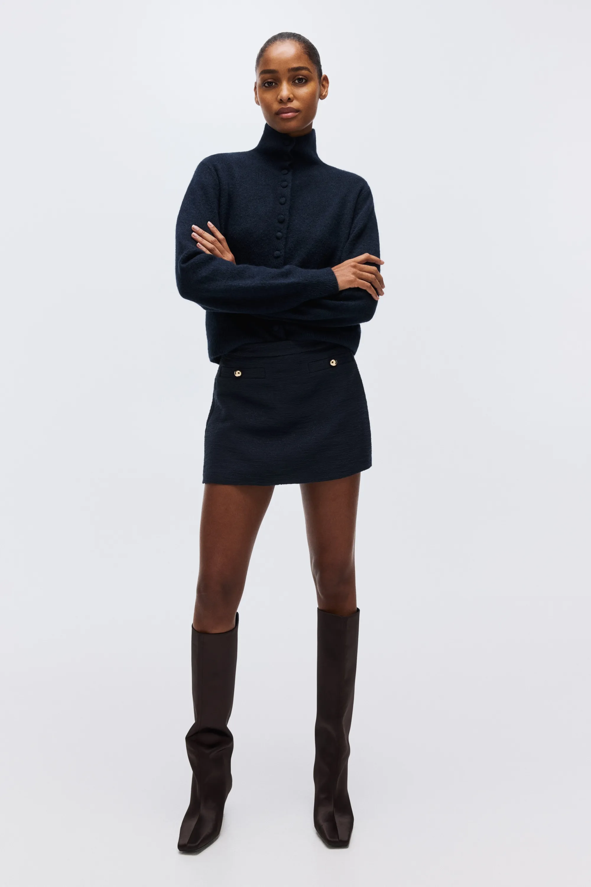 Jupe-short - Bleu marine