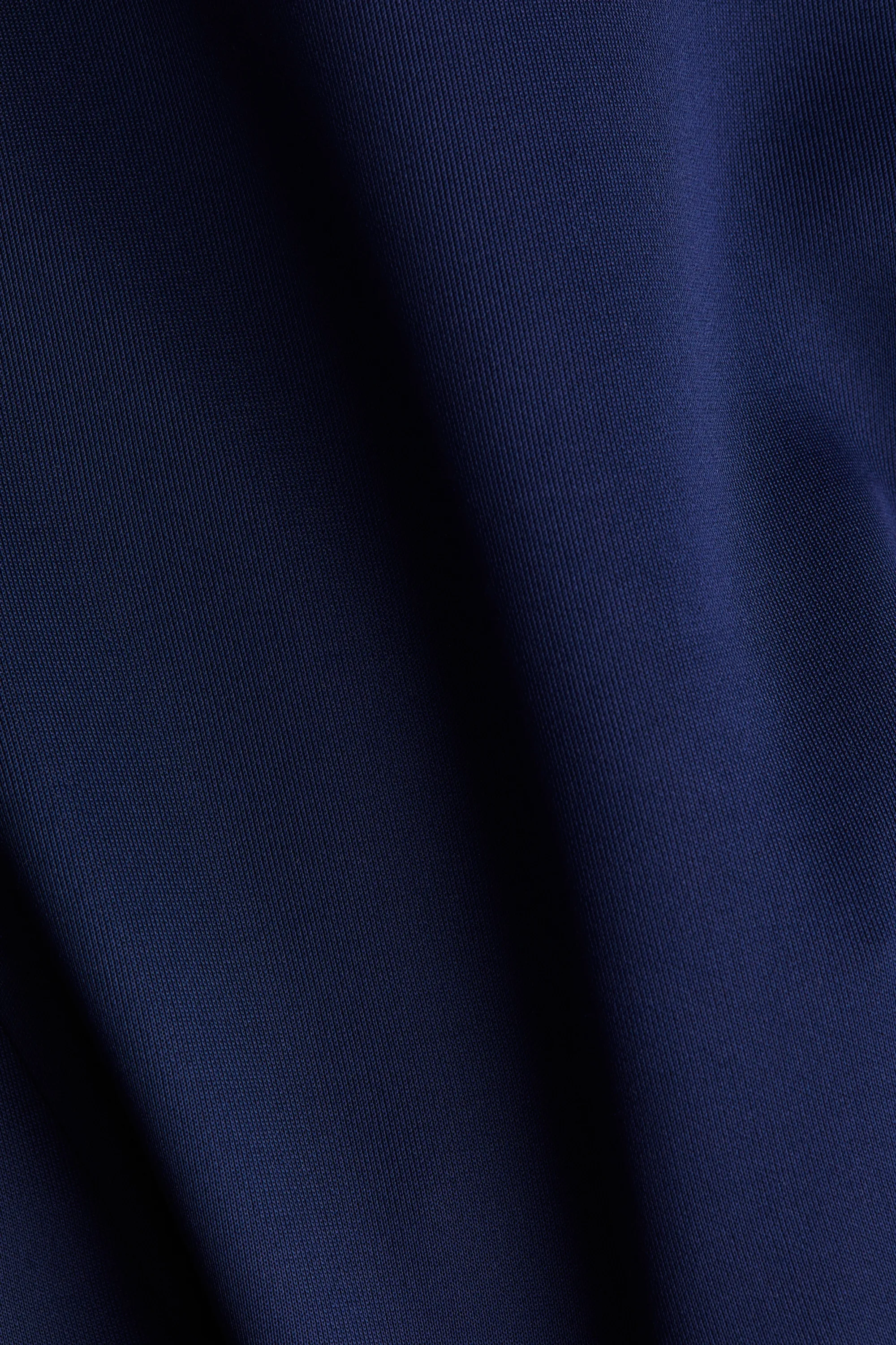 Jupe-short plissée en scuba - Bleu foncé