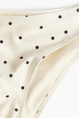 Bas de maillot - Crème/pois — photo 4
