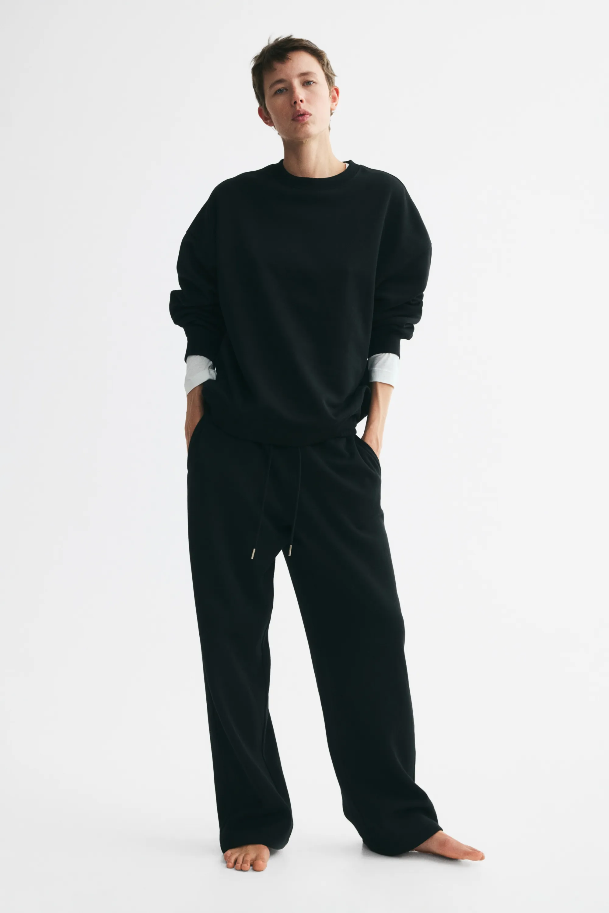 Pantalon en molleton - Noir