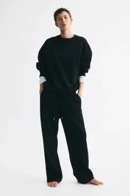 Pantalon en molleton - Noir — photo 1