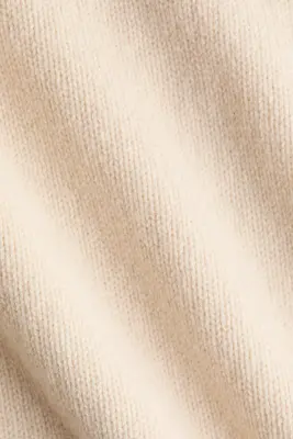 Pull col roulé en laine - Beige clair — photo 3