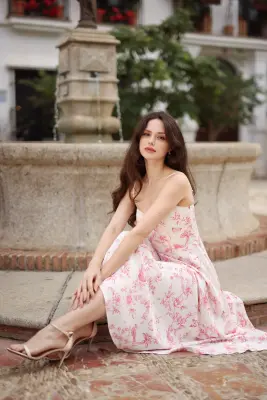 Barbie Corset Dress - Rose Toile de Jouy — photo 5
