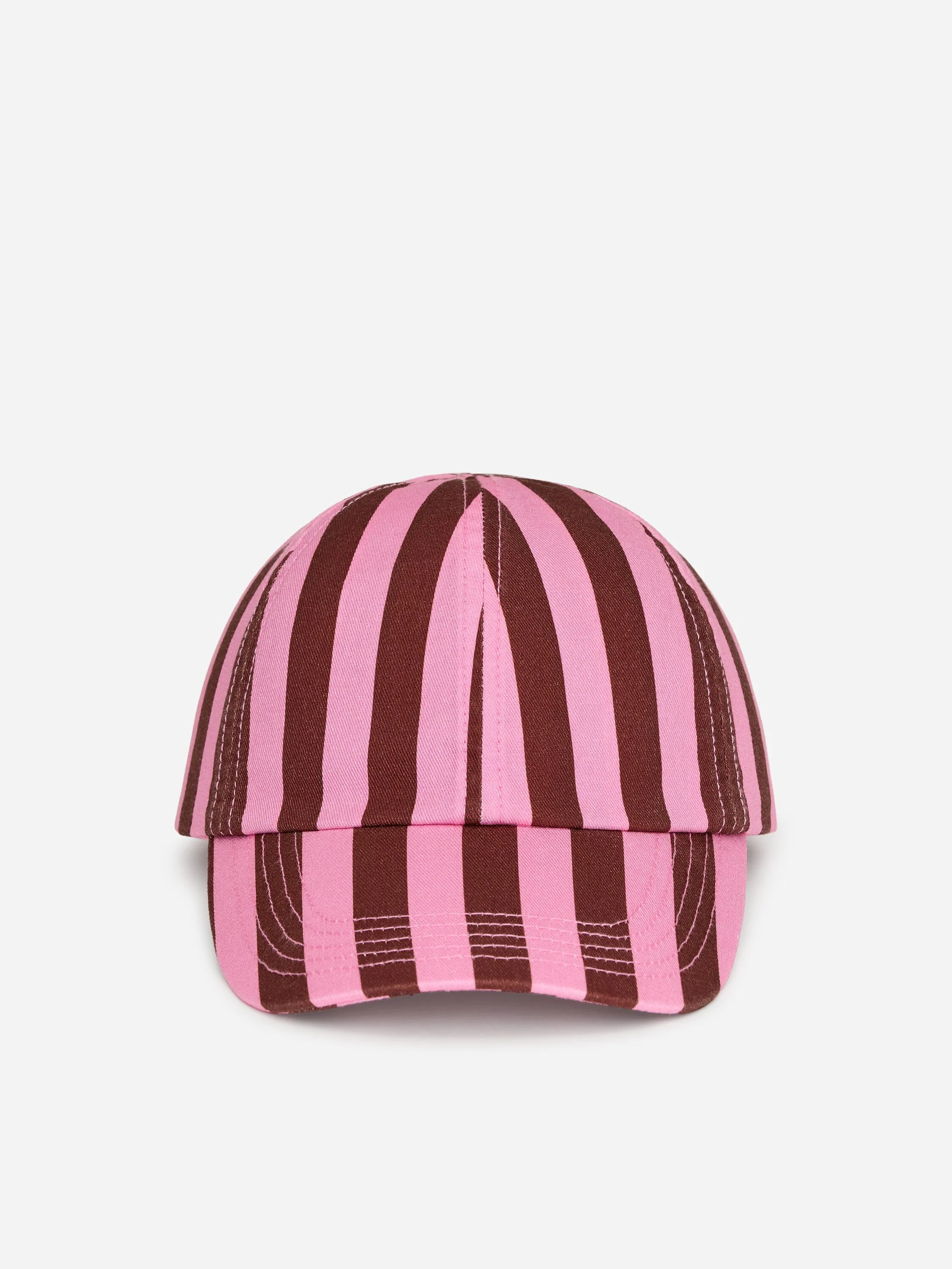 Casquette en coton lavé - Rouge/Rose
