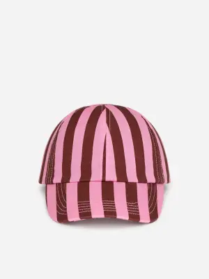 Casquette en coton lavé - Rouge/Rose — photo 1